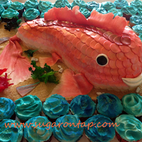 Under The Sea - Red Snapper Cake 