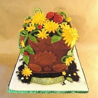 Flower Pot Cake