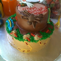 Bugs On A Stump Birthday This was all the bugs I could make out of fondant and put on a cake I made to look like a tree stump. The birthday boy was crazy about bugs...