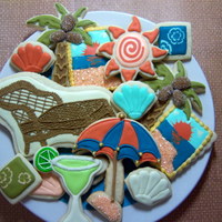 Sugar Cookies Decorated Using Royal Icing Sugar cookies decorated using royal icing.