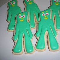 He Was Once A Little Round Ball Of Clay Gumby Cookies. Got the cutter back in the 90's free from Domino Sugar. 15 years later decided to make the cookies. It was fun. Enjoy