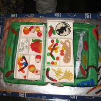Groom's Cake Fishing Tackle Box