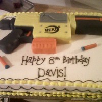 Nerf Gun Cake 
