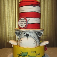 Joanie's Little Who Baby shower cake. Thanks to all the Cat in the Hat cakes here on Cake Central for inspiration. A special thanks to Connie1027 for the...