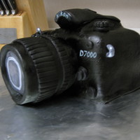 Camera Cake Cake for a photographer birthday......Nikon 7000
