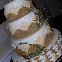 Sweetgrass Inspired This wedding cake was created with a sweetgrass theme in mind (Charleston {SC} basket weavers use sweetgrass to make their popular...