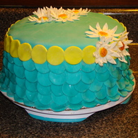 Briday Shower WASC with fresh strawberry filling and chocolate ganache, decorations are fondant