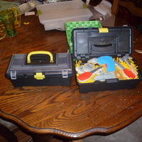 Father's Day Tool Set Cookies father's day cookies, found the tool box at the 99 cent store