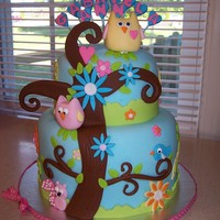 Happi Tree Shower Cake 