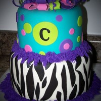 Birthday Cake Wasn't sure how the colors were going to look together that she had picked out, but it kind of grew on me. And finally someone that...