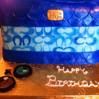 Coach Purse This was my very first attempt at a Coach Purse Cake and also my very frist attempt at spray paint food coloring/air brushing. All...