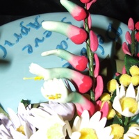 Native Australian Flower Wedding Cake