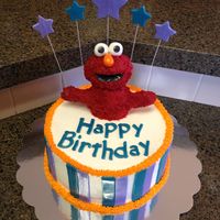 Elmo Was Made From Rice Krispies The Stripes Text And Stars Are Fondant Along With Elmos Eyes Nose And Mouth Lining The Rest Is Butt Elmo was made from Rice Krispies. The stripes, text, and stars are fondant, along with Elmo's eyes, nose, and mouth lining. The rest...