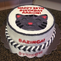 The Big Band Theory Themed Cake This is a cake I made for someone who loves The Big Bang Theory. The customer wanted the Soft Kitty head on the cake, along with the text I...
