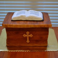 Preacher's Pulpit And Bible The Bible has 1 Corinthians chpater 13 printed inside using my sugar printer