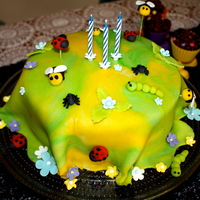 Marzipancake For My Three Year Old MarzipanCake for my three year old.