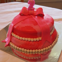 Pink Camo Bow Cake Pink Camo Bow Cake