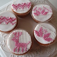 Norwegian Pattern Needlepoint Cupcakes norwegian pattern needlepoint cupcakes