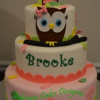 Owl Cake all is fondant
