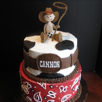 Cowboy Baby This was made to match my friends invitation :)