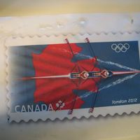 Canadian Stamp Commemorating The 2012 Olympic Rowing Team