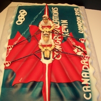 Canadian Stamp Commemorating The 2012 Olympic Rowing Team