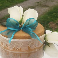 Eliza's 3Rd Birthday Cake This for my friend's 3yr old daughter who shares her birthday with my 7yr old daughter. Fudge cake, butter cream, 3 real roses.(And a...