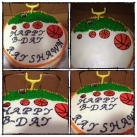 Football Basketball Bday Cake 