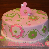 Floral Birthday Cake 