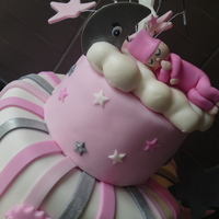 Stars A christening cake for a girl called "Sterre", which, translated in English, means "Stars".