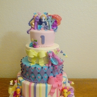 My Little Pony Seen this cake done a hundred time. Here is my attempt. Thanks for looking!