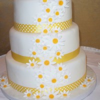 40Th Anniversary Daisy Cake