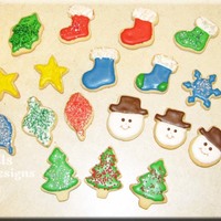 Christmas Cookies 2010 My annual christmas cookies - not too fancy but i was pressed for time!