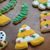 Spring Cookies Practicing some cookie decorating...