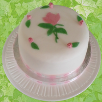 Mothers Day Cake this is a dummy cake coming up with some thing to do for a mothers day cake