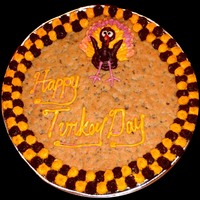 Turkey Day Cookie Cake 