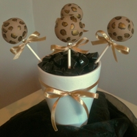 Leopard Print Cake Pops Had lots of fun making these!