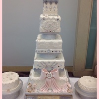 Bejewelled Wedding Cake 
