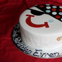 Pirate Chocolate mud and fondant details