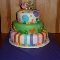 Lalaloopsy Birthday Cake This is a 3 tier (10, 8, 6") birthday cake i did for a friend. Bottom was vanilla with strawberry mousse filling, middle was chacolate...