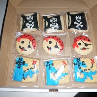 Pirate Themed Sugar Cookies 