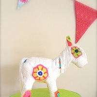 Crochet Horse Cake made with our new set of crochet moulds
