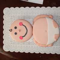 Brittany's Baby Shower First attempt at fondant