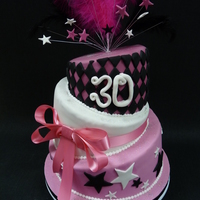 Topsy Turvy Birthday Cake 