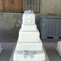 Elegant White And Sliver Wedding 