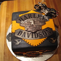 Harley Davidson Birthday Cake 