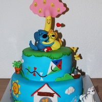 Woezel & Pip Cake Woezel & Pip are the adorable characters in a popular Dutch children's book series and TV show. Such a great cake to make!