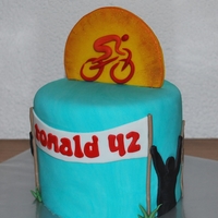 Race Biker Cake