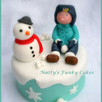 Winter Wonderland A little early this year but this is one of my cake classes this winter (which i will be teaching)