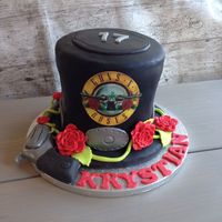 A Slash Hat Birthday Cake A slash hat birthday cake!